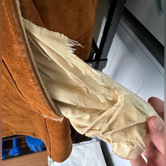 Vintage Shearling Suede Jacket - Picture 6 of 8